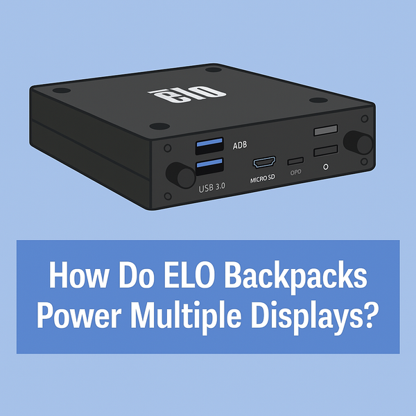 How Do ELO Backpacks Power Multiple Displays