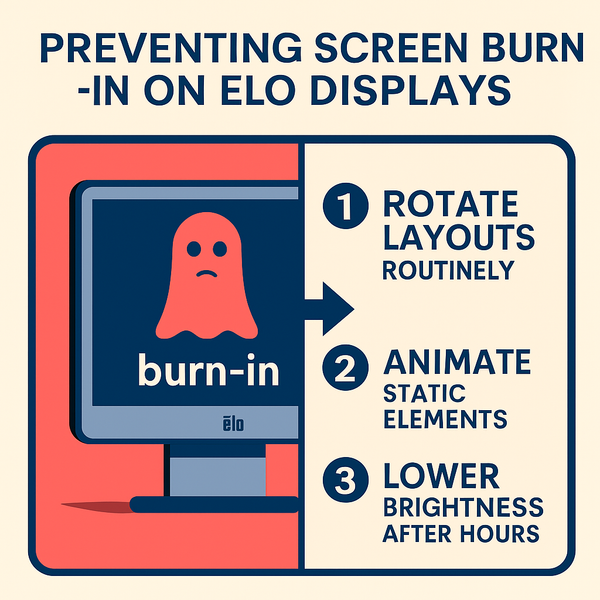 Preventing Screen Burn-In on ELO Displays—The Complete Guide