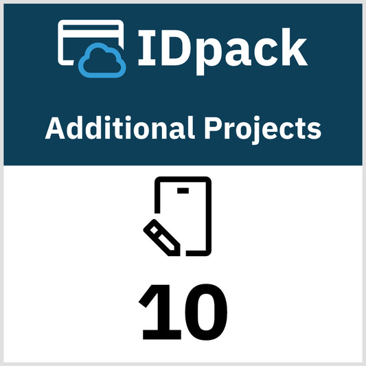 IDpack - 10 projets supplémentaires (abonnement de 12 mois)