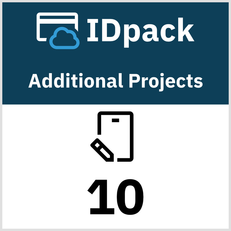 IDpack - 10 projets supplémentaires (abonnement de 12 mois)