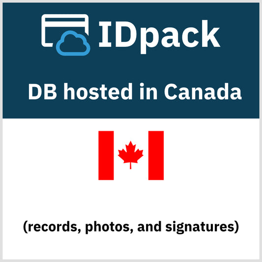 IDpack - Base de données hébergée au Canada (dossiers, photos et signatures)

